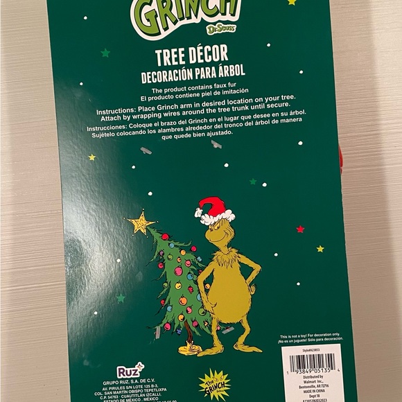 Mr Grinch Tree Decoration - Picture 2 of 2